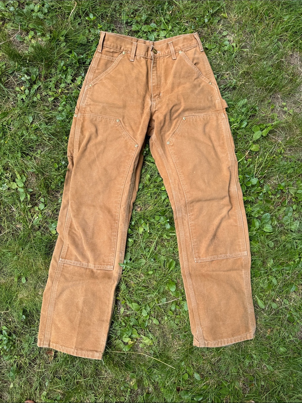 Carhartt Brown Carpenter Cargo Pants - Picture 1 of 3